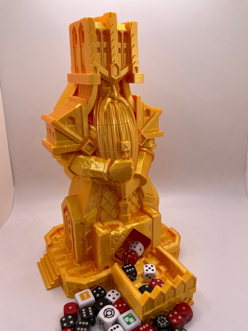 Baldur's Shrine 3D Printed Dice Roller Mythic Roll Compatible With