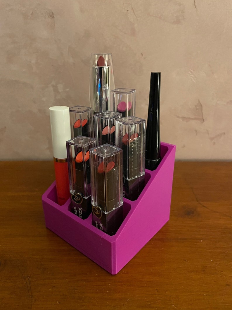 Lipstick Organizer Lipstick Storage Box Lipstick Holder Etsy