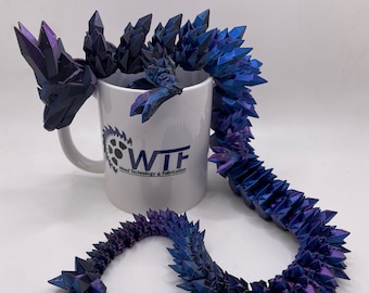 Crystal Dragon | 3D Printed Fidget Toy | Sensory Toy