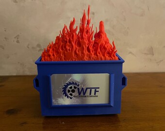 Dumpster Fire Candle Holder