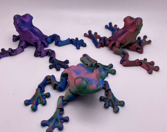 Cinder Frog | 3D Printed Fidget Toy | Sensory Toy
