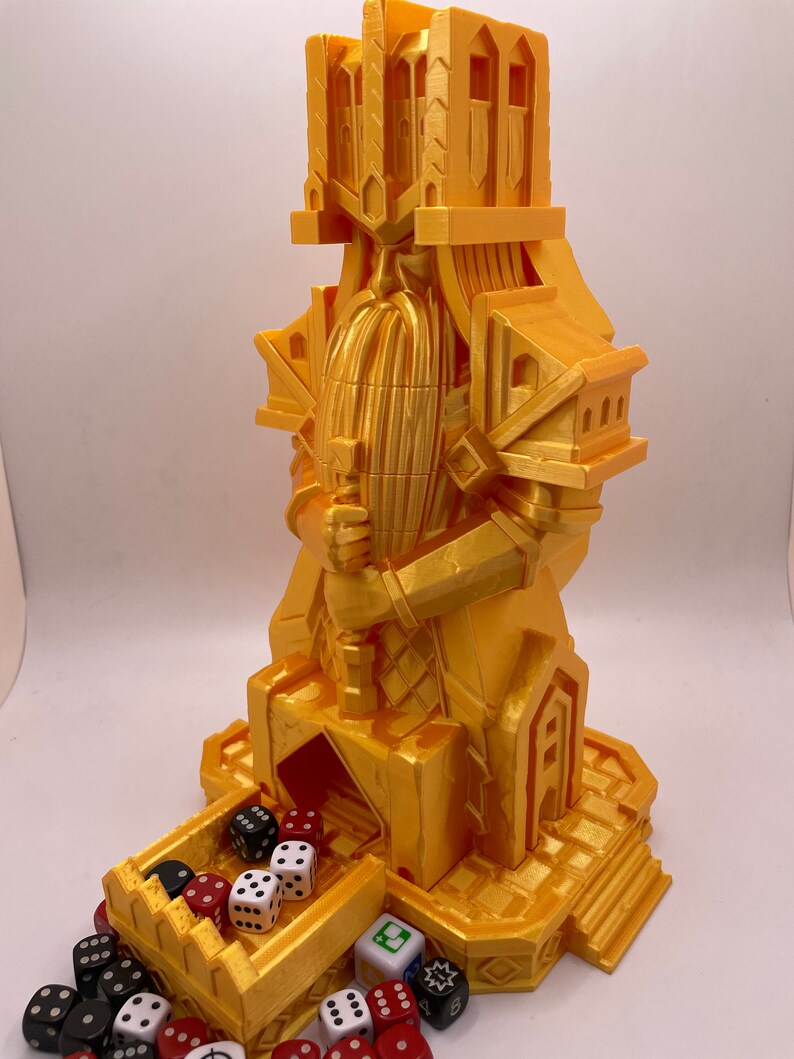 Baldur's Shrine 3D Printed Dice Roller Mythic Roll Compatible With