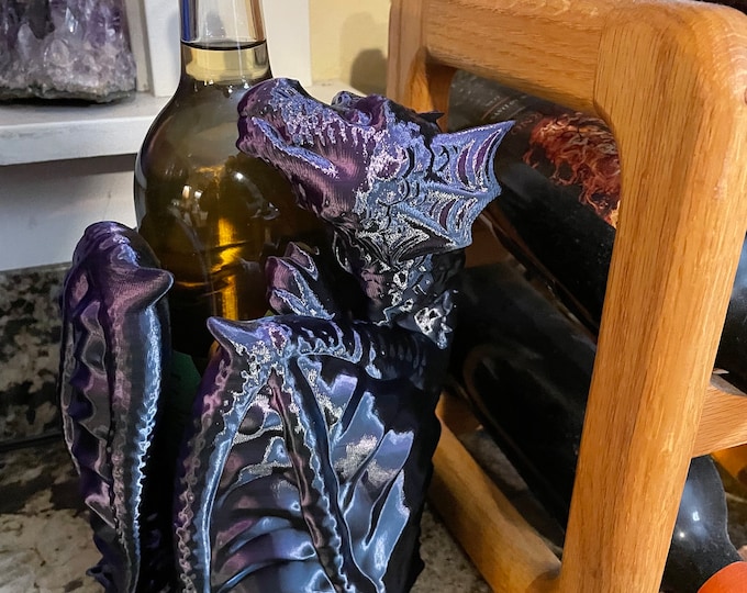 Dragon Bottle Holder | 3D Printed Bottle Stand | Home Décor