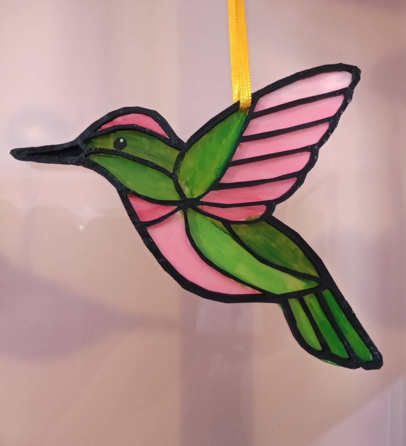 Hummingbird acrylic suncatcher art decor Etsy