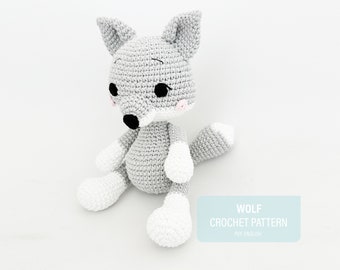 Wolf crochet pattern