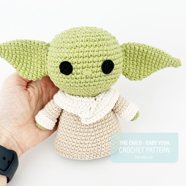 The Child (Baby Yoda Star Wars) crochet pattern