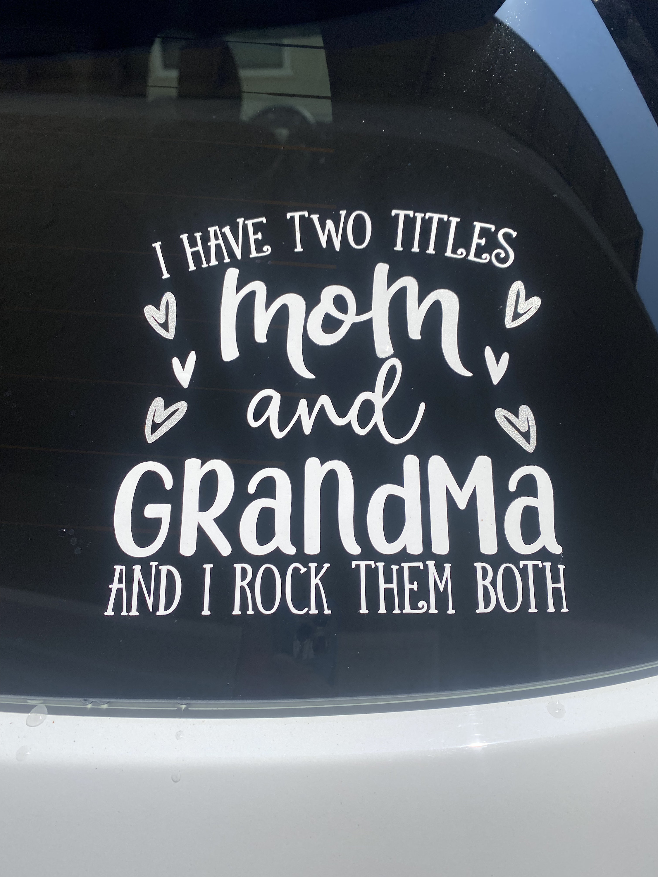 Grandma car decals deals