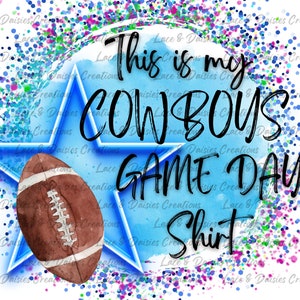 Neon Dallas Cowboy's Game Day Shirt | Football | Sublimation designs
