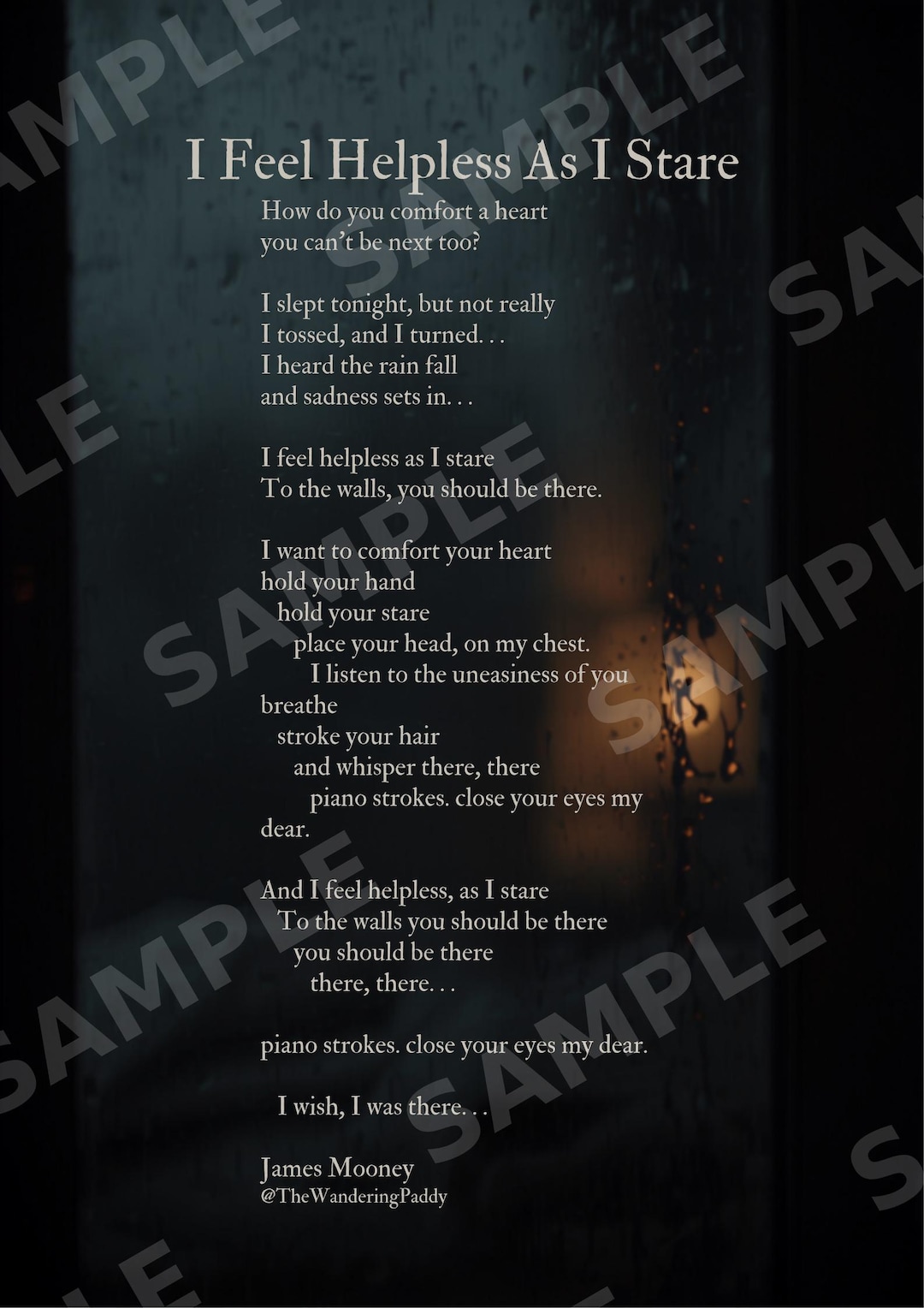 I Feel Helpless As I Stare