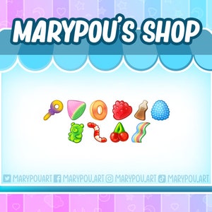 Twitch Bagdes (10) - Candies