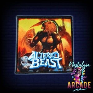 Altered Beast SEGA retro video game patch iron on gaming