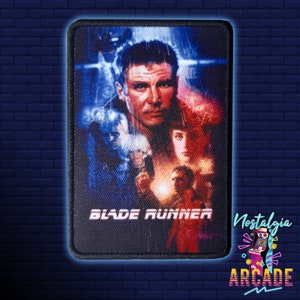 Blade Runner retro movie patch iron on synthwave 80s