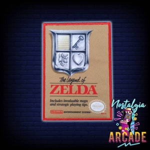 The Legend of Zelda printed gaming patch Nintendo NES