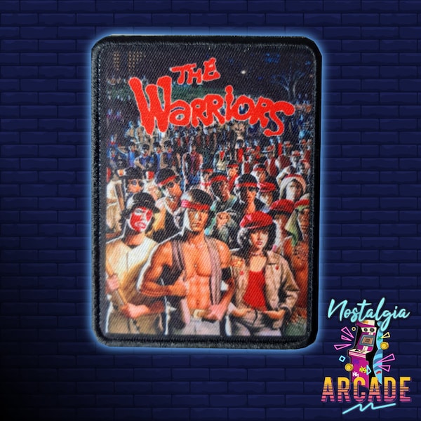 The Warriors retro movie patch iron on synthwave 80s