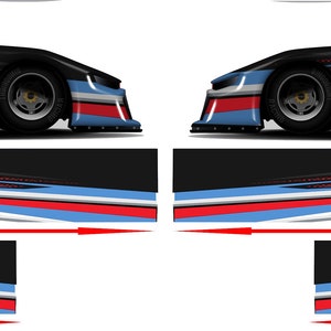 16 Classy Patriot Race Car Side Wrap Laminated Print Modified Late ...