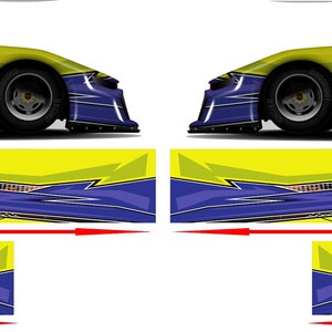 28 Inside Chaos Race car Side wrap Laminated Print Modified Late Model Super Stock Street