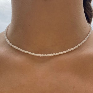 Seed Bead Necklace Etsy
