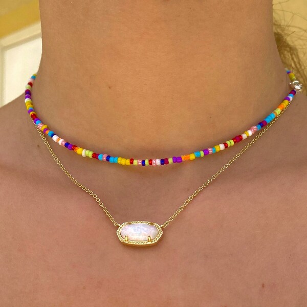 Seed Bead Choker Etsy