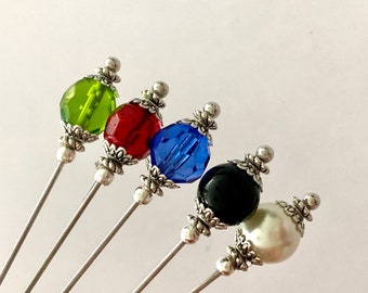 Hat Pins for Women, Lapel Pins,  hat pin, Vintage Style Hat pins, Wedding Hats, Stick Pins Gifts for women