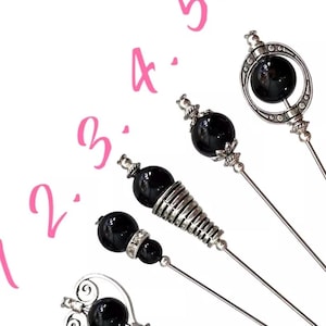 Pearl Hat Pins in a Choice of Colour and Length Wedding Hats,  Gifts for Women, Stick Pins, Lapel Pins, Hijab Pins, Decorative Pins