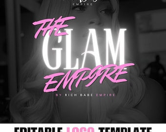 Editable Beauty Logo Template on Canva free version