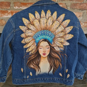 Hand Painted Denim Jacket