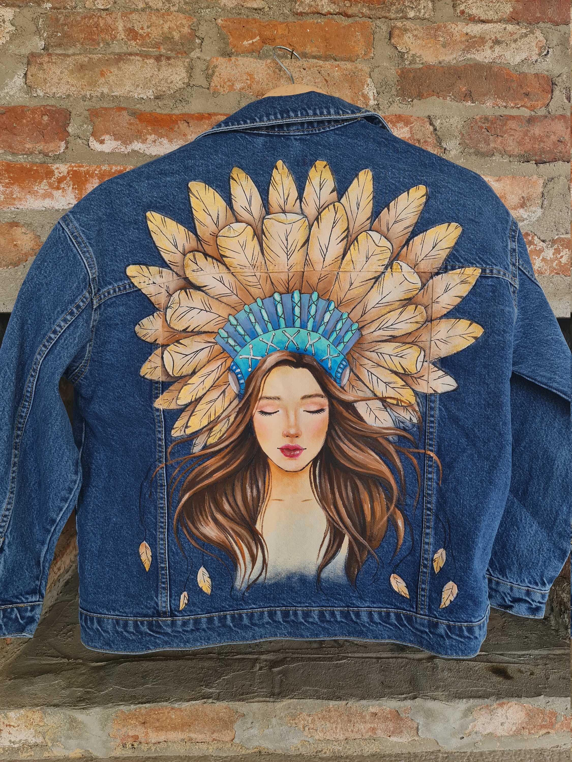 YOKE - ヨーク24FW HAND PAINTED DENIM TRUCKER JACKET