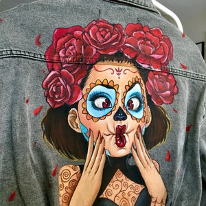Hand Painted Denim Jacket
