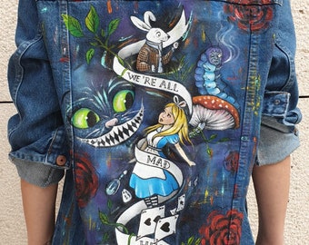 painted jean jacket diy