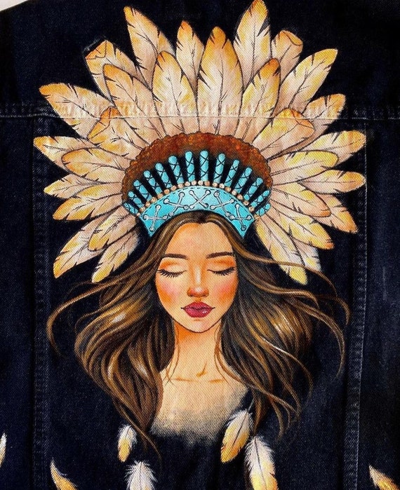 YOKE - ヨーク24FW HAND PAINTED DENIM TRUCKER JACKET