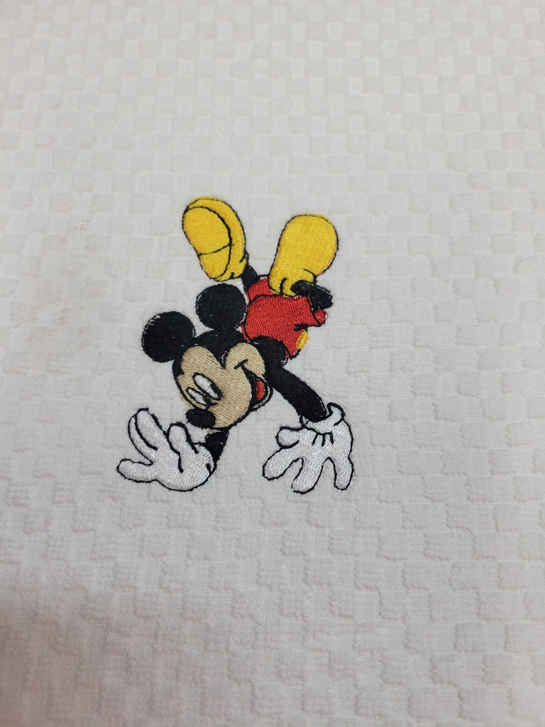 Mickey Mouse Hand Towel Etsy