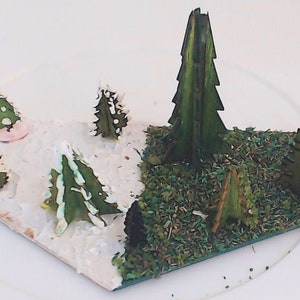 Quarter Scale Miniature Tree Collection - Pine and Slotted Variety