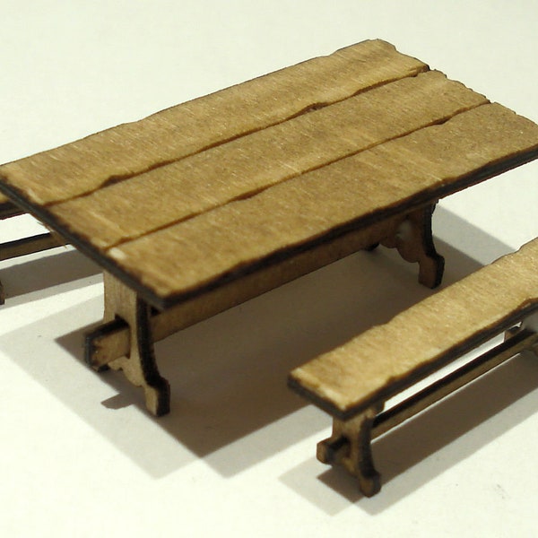 Trestle Table and 2 Benches Kit