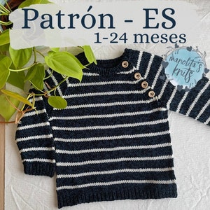 Patrón Jersey Marinero para Bebe pdf en Español