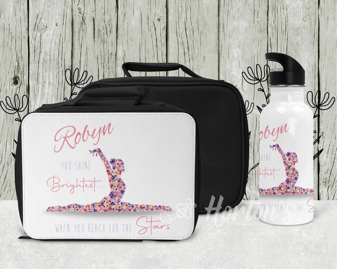 Personalised Insulated Lunch Bag & Water Bottle Set Kids - Etsy