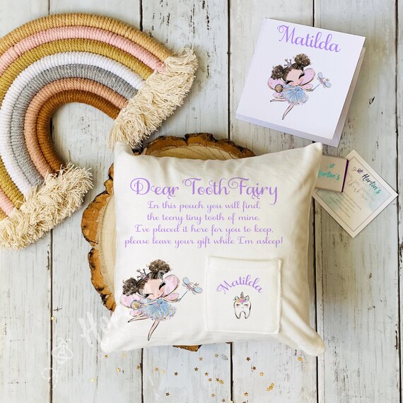 Etsy tooth fairy clearance pillow