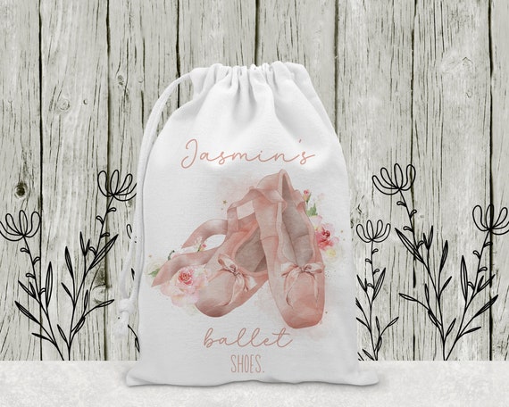 Personalised Ballet Shoe Pouch Pointe Shoe Bag Gift for Her Etsy UK