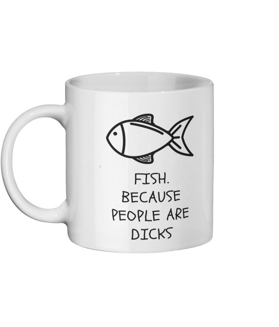 PERSONALISE Funny Secret Santa Gift Ceramic Coffee Mug Fishing 