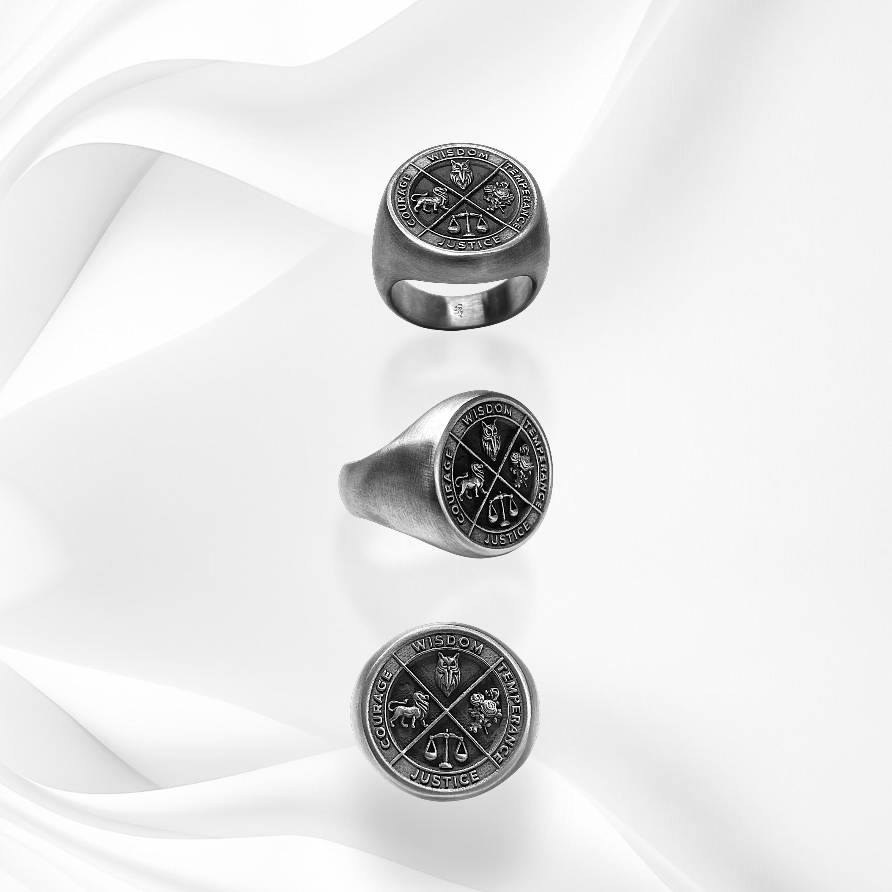 リング Silver Circle of Wisdom Ring