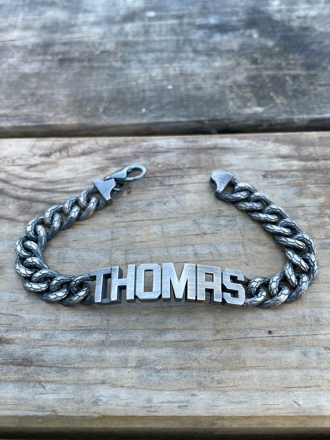 Personalized Name Men Bracelet Silver letter bracelets Etsy