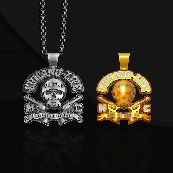 Personalized Chicano Custom Design Pendants for Man Custom Etsy