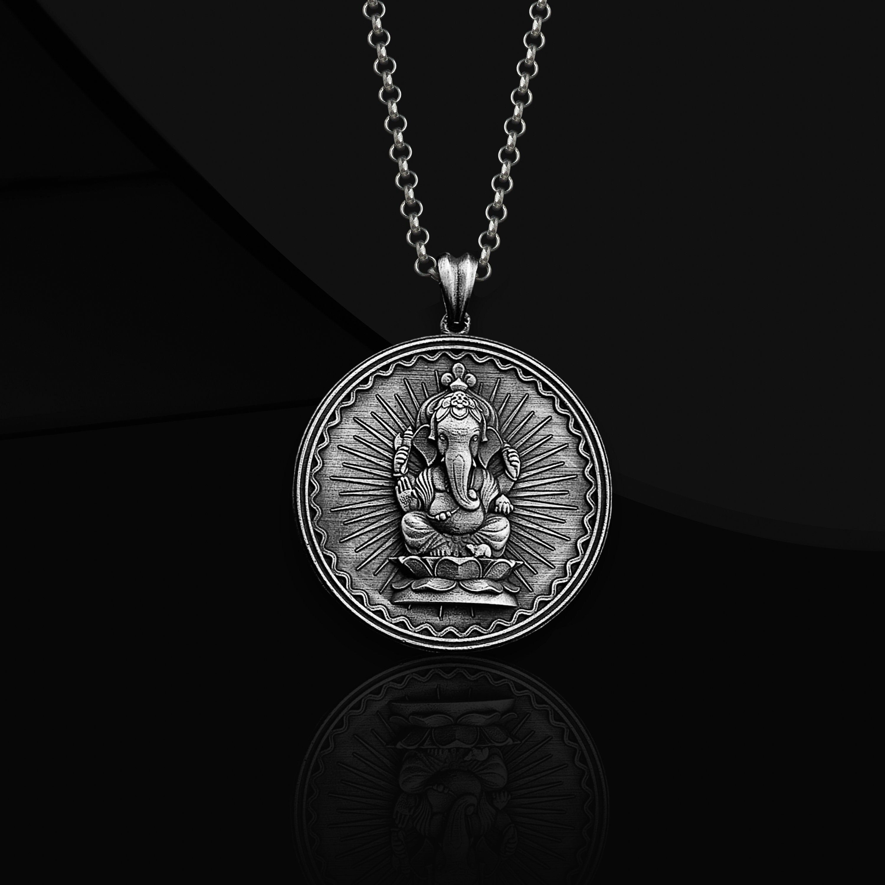 Ganesha silver coin - Etsy 日本