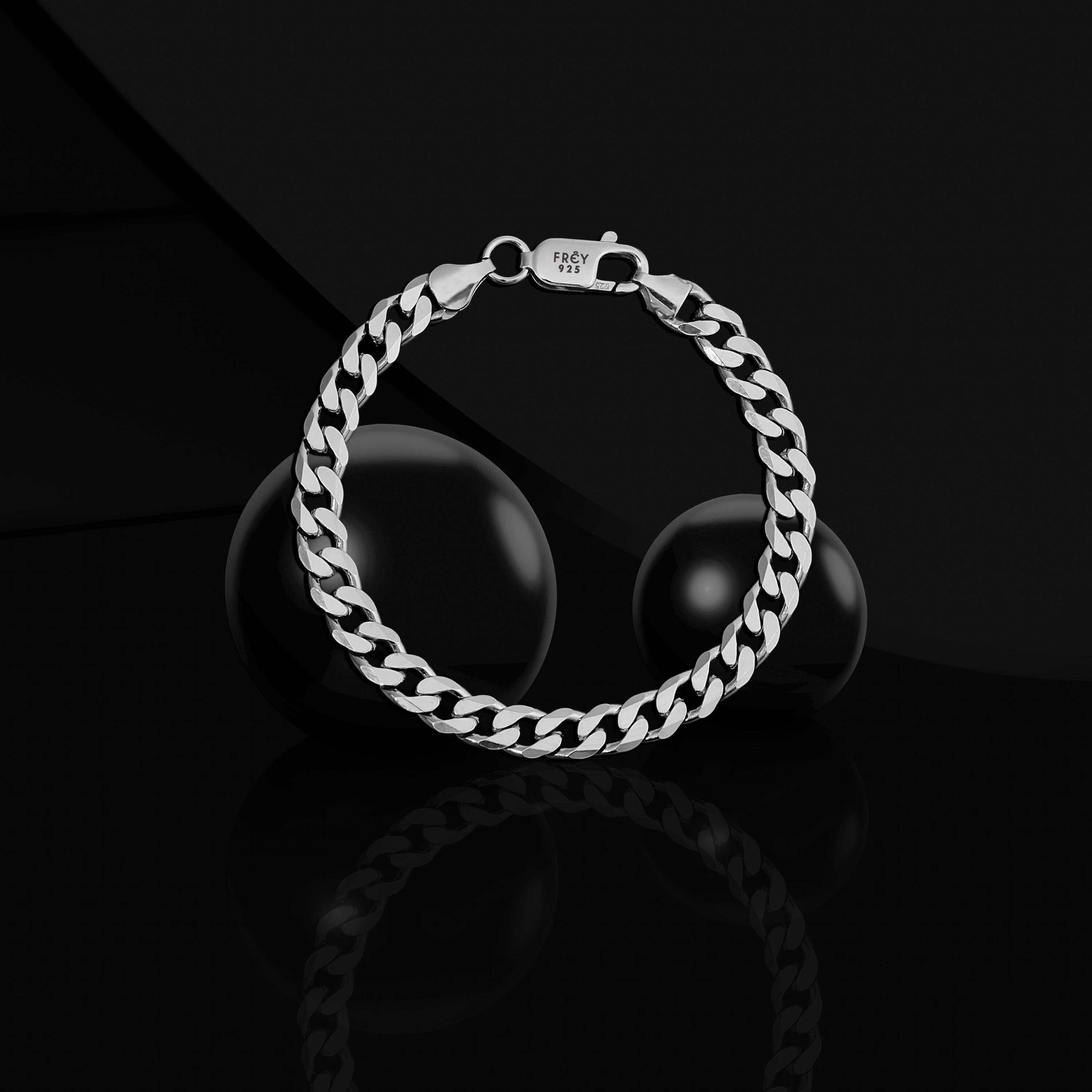 Gioiello Italiano Argento Sterling Bracciale Catena 'Paperclip' In Argento Sterling 925 Massiccio - Made In Italy, Lunghezze 7 O 8 Pollici Catena Rolo Sterling 925 - Foto 7