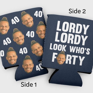 Photo d'anniversaire personnalisée confortable - look lordy lordy qui a 40 ans cadeaux d'anniversaire - idées de fête d'anniversaire pour les 40 ans - 40e anniversaire pour adultes