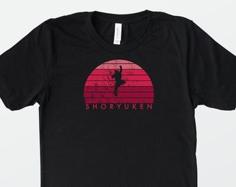 Ken Shoryuken T-Shirt | Street Fighter Dragon Punch, 90s Arcade Tee
