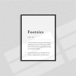 FGC Fighting Game Poster | Footsies Definition | Funny | Quote Artwork | Minimalist Poster | Gaming | Street Fighter, Guilty Gear, MK11, KOF
