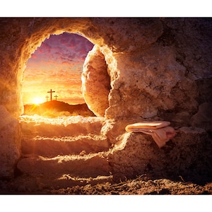 Diamond Art, Painting with Diamonds, Kids and Adults, Multiple Sizes, Great DIY Hobby or Gift, Sparkly Selections Easter Resurrection