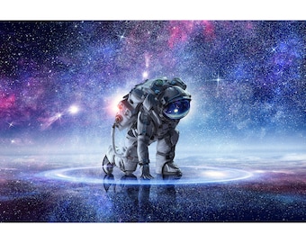 Diamond Art, Painting with Diamonds, Kids and Adults, Multiple Sizes, Great DIY Hobby or Gift for Relaxation, Sparkly Selections Astronaut