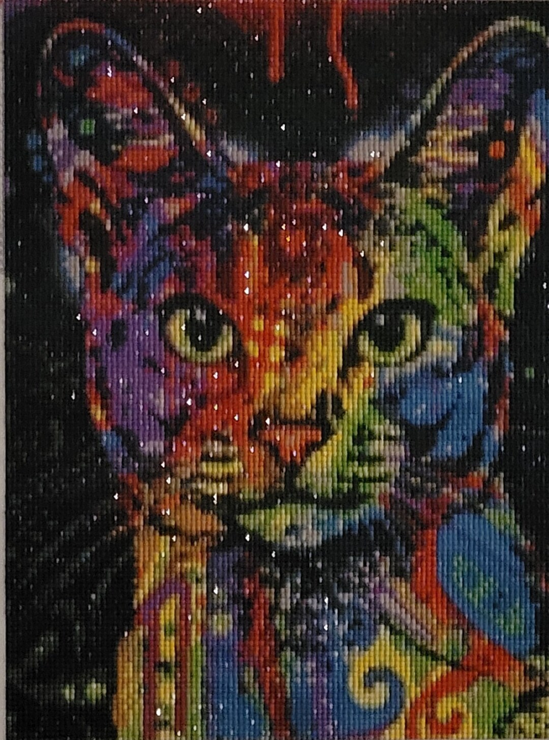DIY diamant schilderij kunst dier, mozaïek kat borduurwerk, 5D DIY diamant schilderij kunst dier, mozaïek kat borduurwerk, 5D