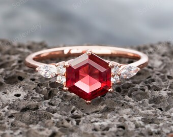 SVC-JEWELS 14k White Gold Plated 925 Sterling Silver Red Garnet Cluster Engagement Wedding Band Ring Mens SVC-JEWELS 14k White Gold Plated 925 Sterling Silver Red Garnet Cluster Engagement Wedding Band Ring Mens